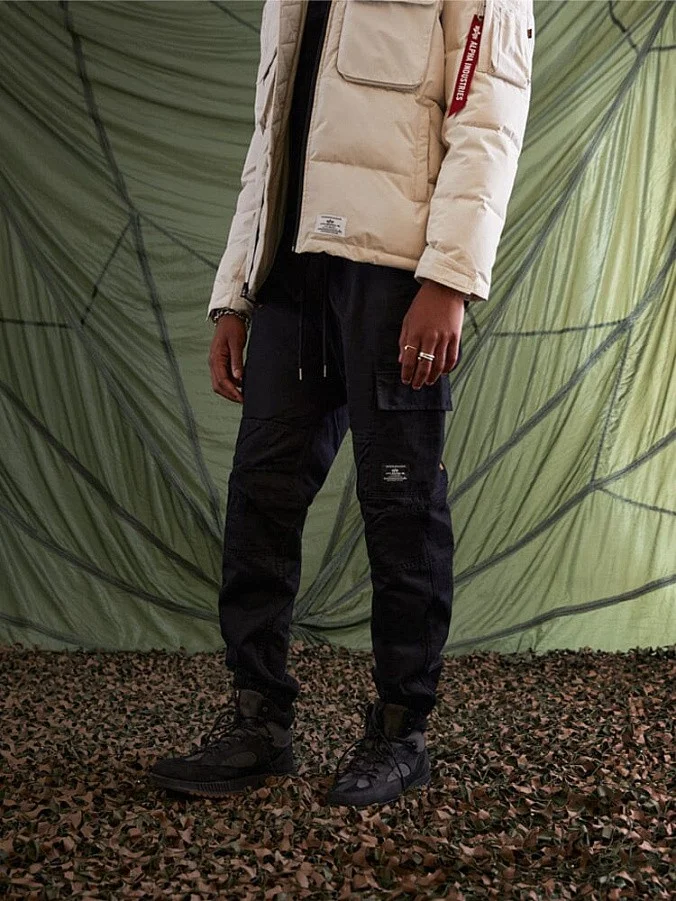Брюки Alpha Industries Cotton Jogger Black